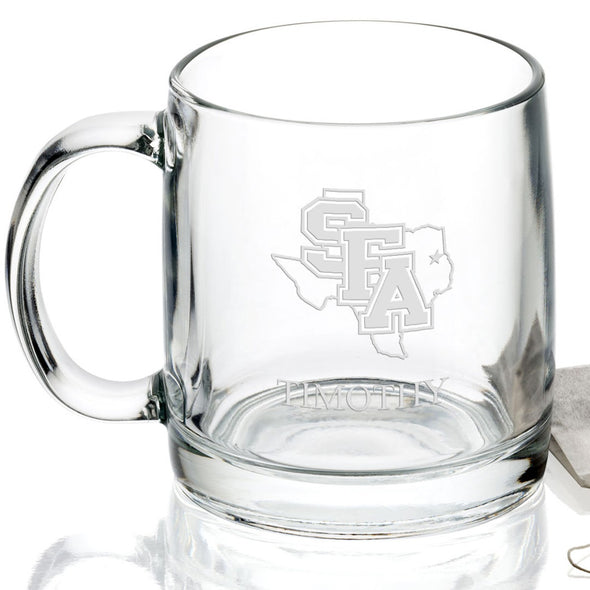 Stephen F. Austin State University 13 oz Glass Coffee Mug Shot #2