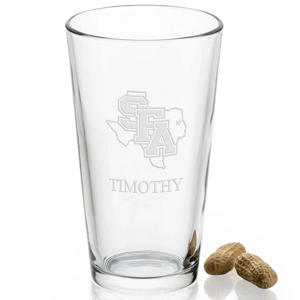 Stephen F. Austin State University 16 oz Pint Glass- Set of 2 Shot #2