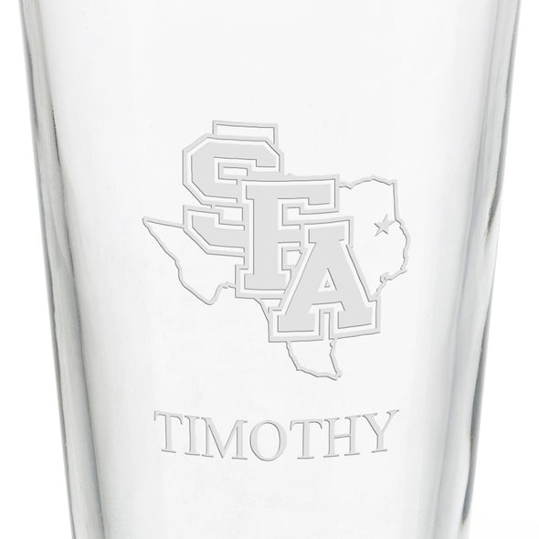Stephen F. Austin State University 16 oz Pint Glass- Set of 2 Shot #3