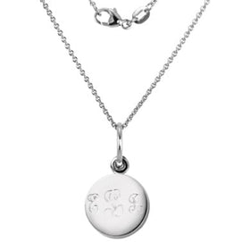 Sterling Silver Necklace with Sterling Silver Charm Shot #1