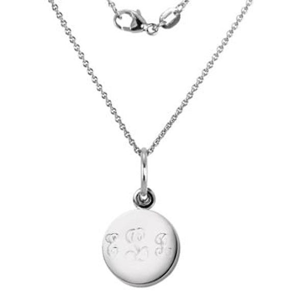 Sterling Silver Necklace with Sterling Silver Charm Shot #1