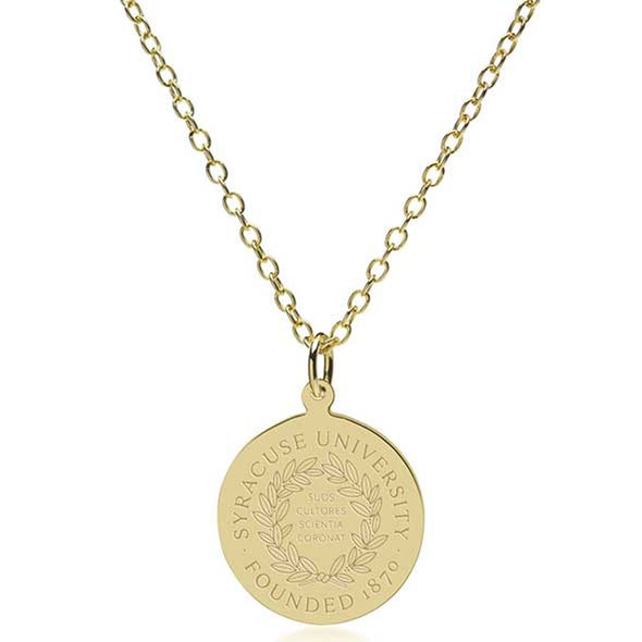 Syracuse 18K Gold Pendant & Chain Shot #2