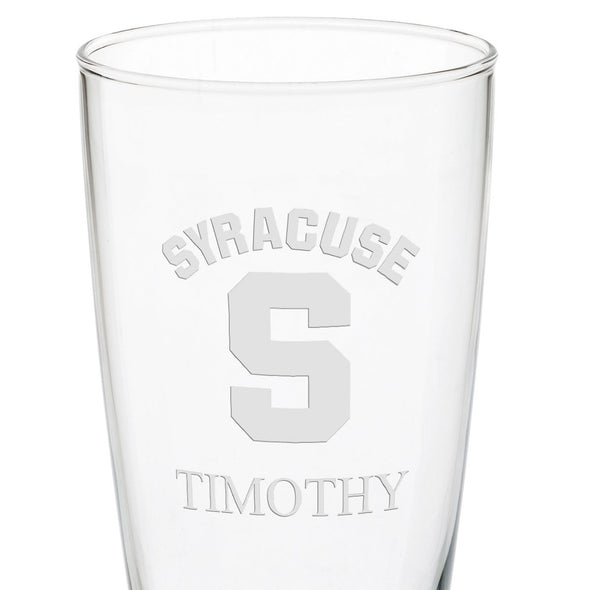 Syracuse 20oz Pilsner Glasses - Set of 2 Shot #3