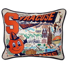 Syracuse Embroidered Pillow Shot #1