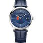 Syracuse Men's Baume et Mercier 40mm Classima Quartz Watch with Blue Dial & Dark Blue Leather Strap Shot #2