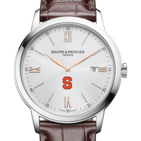 Syracuse Men's Baume et Mercier 42mm Classima Watch with Silver Dial & Brown Leather Strap Shot #1