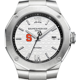Syracuse Men's Baume et Mercier 42mm Riviera Watch with White Dial & Bracelet Shot #1