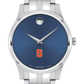 Syracuse Men's Movado Collection Stainless Steel Watch with Blue Dial Shot #1