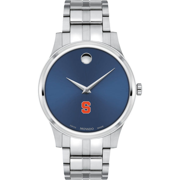 Syracuse Men's Movado Collection Stainless Steel Watch with Blue Dial Shot #2