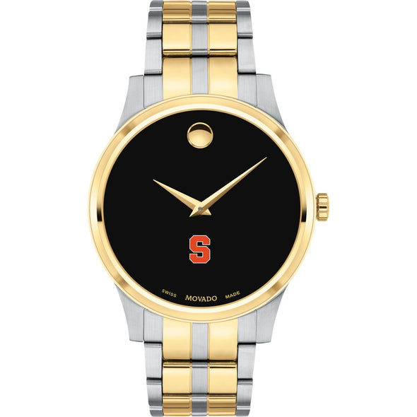 Syracuse Men's Movado Collection Two-Tone Watch with Black Dial Shot #2