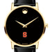 Syracuse Men's Movado Gold Museum Classic Leather