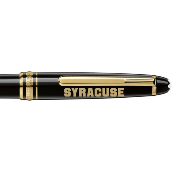 Syracuse Montblanc Meisterstück Classique Ballpoint Pen in Gold Shot #2