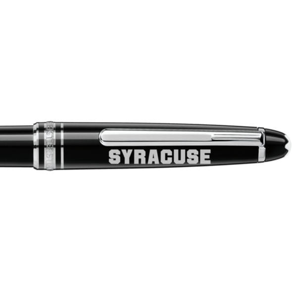 Syracuse Montblanc Meisterstück Classique Ballpoint Pen in Platinum Shot #2