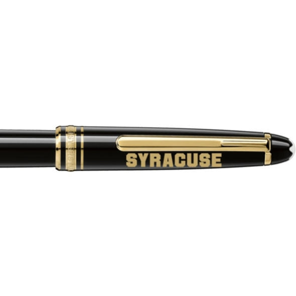 Syracuse Montblanc Meisterstück Classique Rollerball Pen in Gold Shot #2