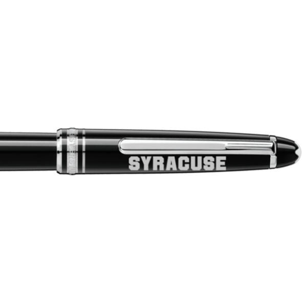 Syracuse Montblanc Meisterstück Classique Rollerball Pen in Platinum Shot #2