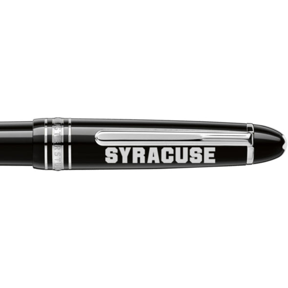 Syracuse Montblanc Meisterstück Midsize Platinum-Coated Ballpoint Pen Shot #2