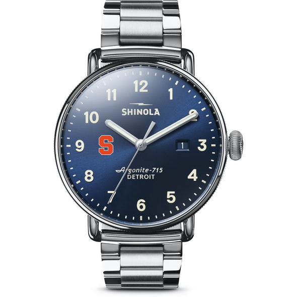 Syracuse Shinola Watch, The Canfield 43mm Blue Dial Shot #2