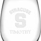 Syracuse Stemless Wine Glasses Made in the USA - Set of 4 Shot #3