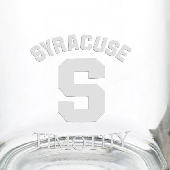 Syracuse University 13 oz Glass Coffee Mug Shot #3