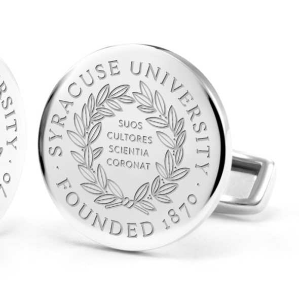 Syracuse University Cufflinks in Sterling Silver Shot #2