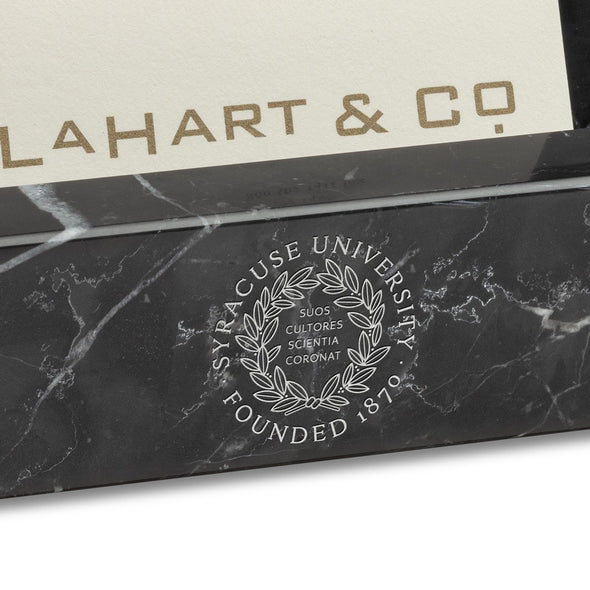 Syracuse University Marble Business Card Holder Shot #2