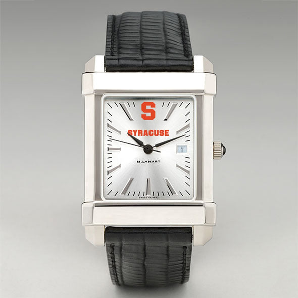 Syracuse University Men&#39;s Collegiate Watch with Leather Strap Shot #2