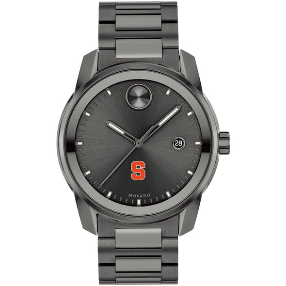 Syracuse University Men's Movado BOLD Gunmetal Grey with Date Window Shot #2