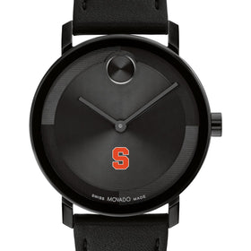 Syracuse University Men's Movado BOLD with Black Leather Strap Shot #1