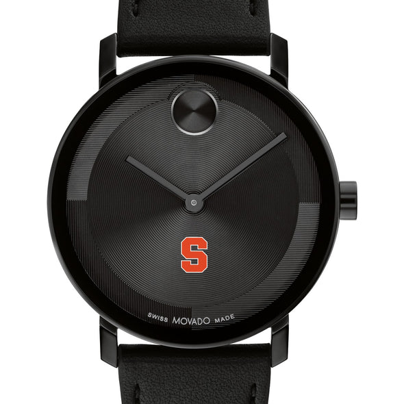 Syracuse University Men's Movado BOLD with Black Leather Strap Shot #1