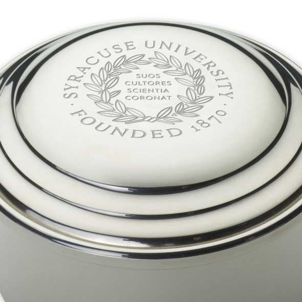 Syracuse University Pewter Keepsake Box Shot #2