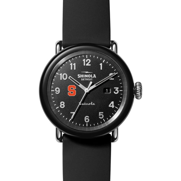 Syracuse University Shinola Watch, The Detrola 43mm Black Dial at M.LaHart &amp; Co. Shot #2