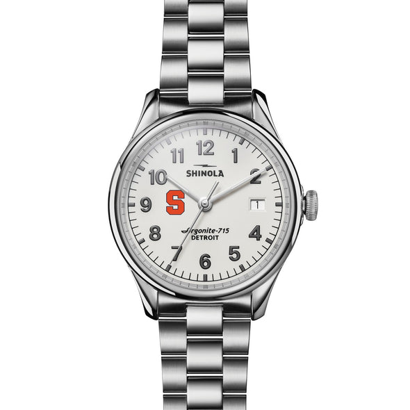 Syracuse University Shinola Watch, The Vinton 38 mm Alabaster Dial at M.LaHart & Co. Shot #2