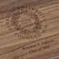 Syracuse University Solid Walnut Desk Box Shot #3