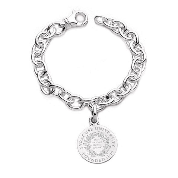 Syracuse University Sterling Silver Charm Bracelet Shot #1