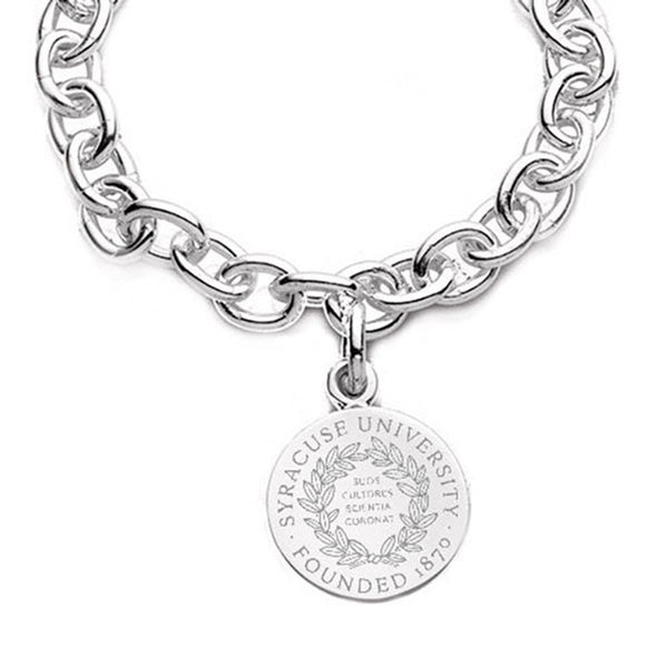 Syracuse University Sterling Silver Charm Bracelet Shot #2