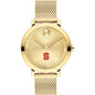 Syracuse University Women's Movado Bold Gold with Mesh Bracelet Shot #2