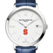 Syracuse Women's Baume et Mercier 36.5mm Classima Watch with White Dial & Blue Leather Strap