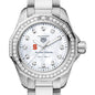 Syracuse Women's TAG Heuer Steel Aquaracer with Diamond Dial & Bezel Shot #1