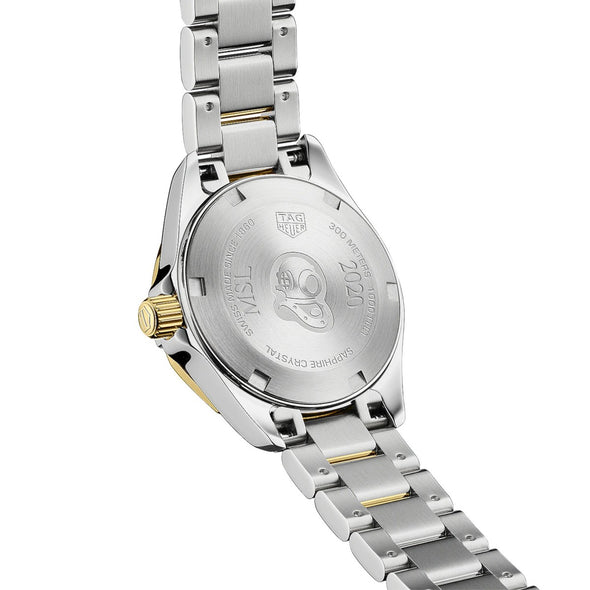 TAG Heuer Two-Tone Aquaracer for Women Caseback with Personalization