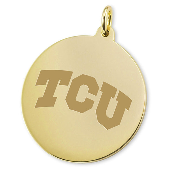 TCU 14K Gold Charm Shot #2