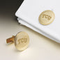 TCU 14K Gold Cufflinks Shot #1