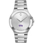 TCU Men's Movado Collection Stainless Steel Watch with Silver Dial Shot #2