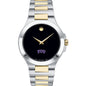 TCU Men's Movado Collection Two-Tone Watch with Black Dial Shot #2