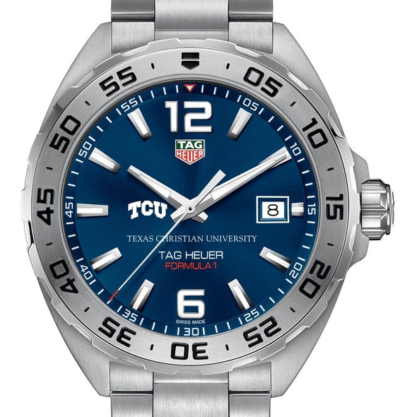 TCU Men's TAG Heuer Formula 1 with Blue Dial Shot #1