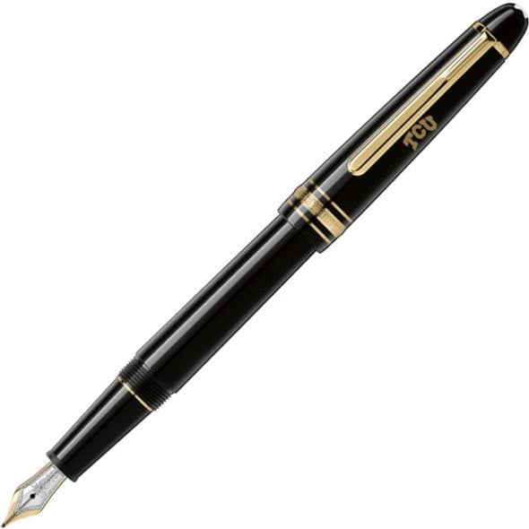 TCU Montblanc Meisterstück Classique Fountain Pen in Gold Shot #1