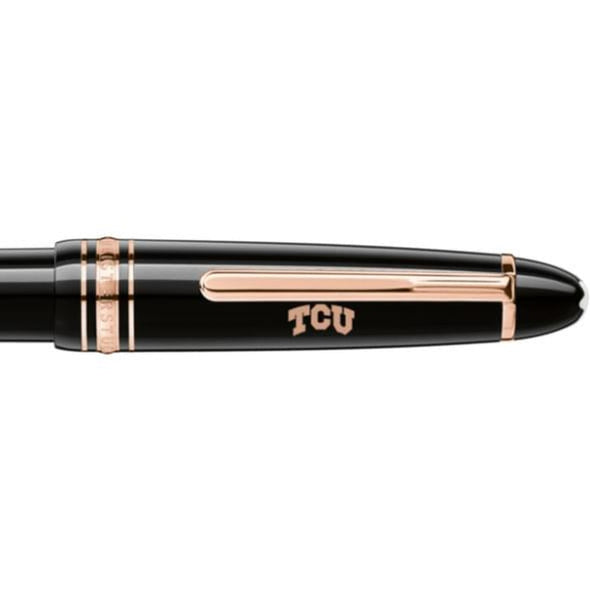 TCU Montblanc Meisterstück LeGrand Ballpoint Pen in Red Gold Shot #2