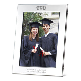 TCU Polished Pewter 5x7 Picture Frame Shot #1