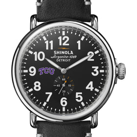 TCU Shinola Watch, The Runwell 47 mm Black Dial Shot #1