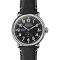 TCU Shinola Watch, The Runwell 47 mm Black Dial Shot #2