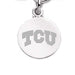 TCU Sterling Silver Charm